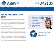 Tablet Screenshot of blueline-taxis.co.uk
